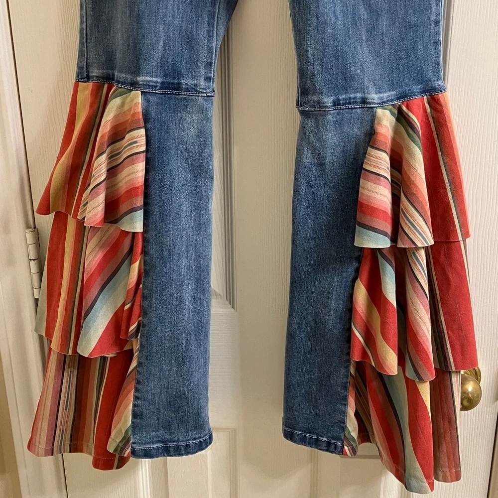 Fashion Express Denim bellbottoms - Picture 5 of 5